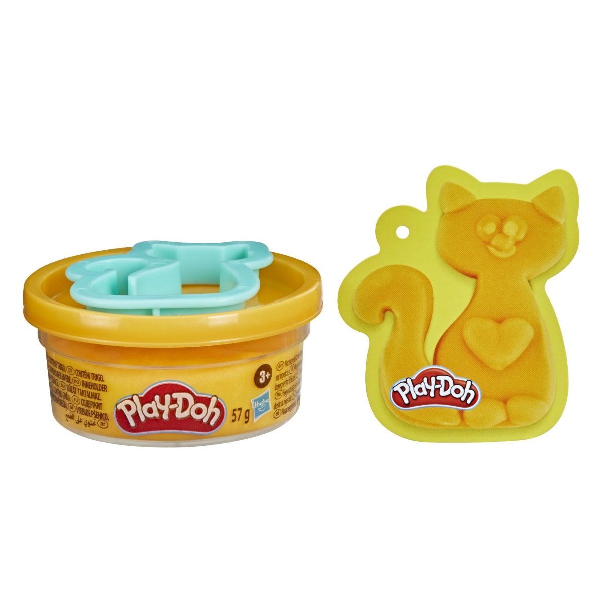Hasbro - Playdoh Taschendosen und Formen Orange.