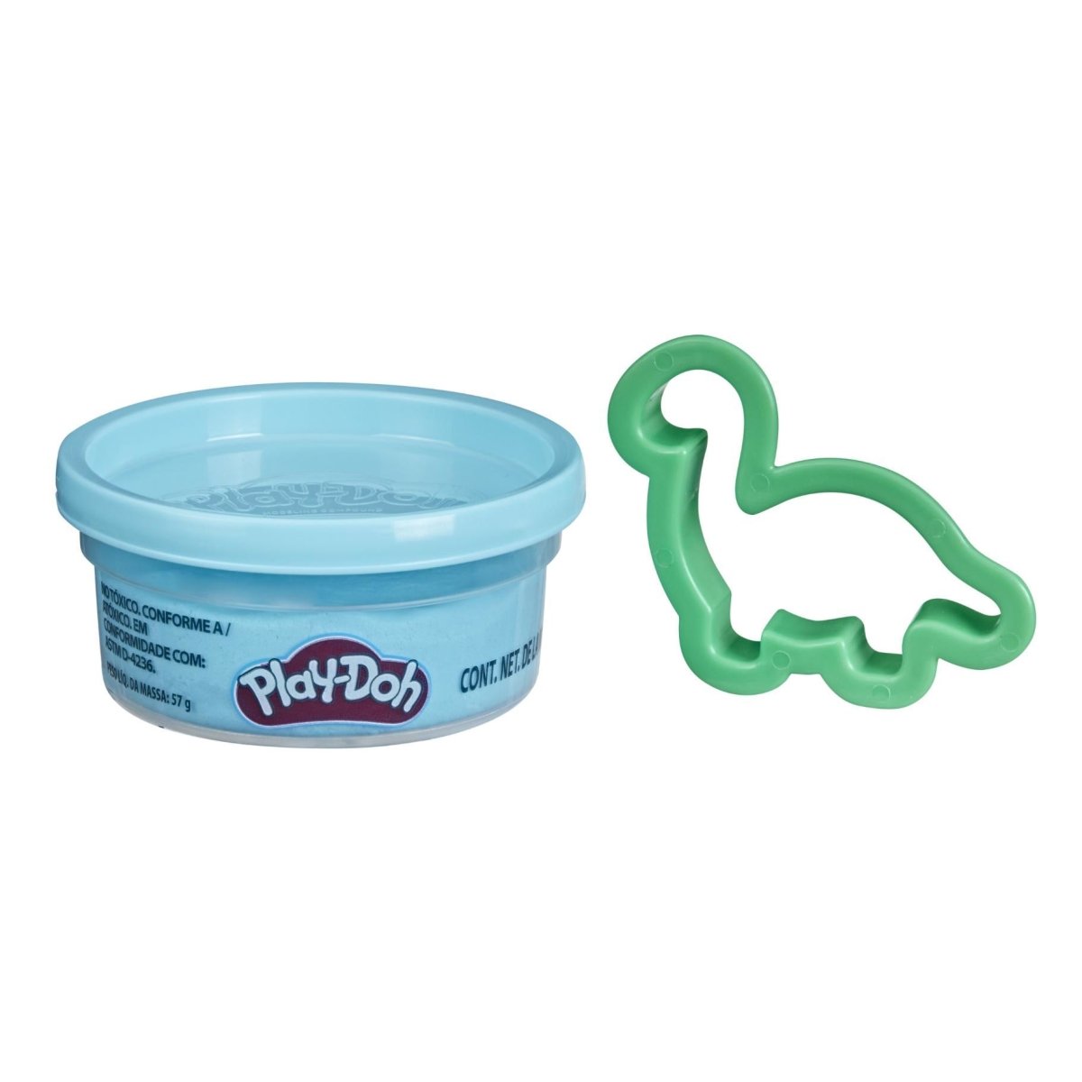 Hasbro - Playdoh Taschendosen und Formen Hellblau.