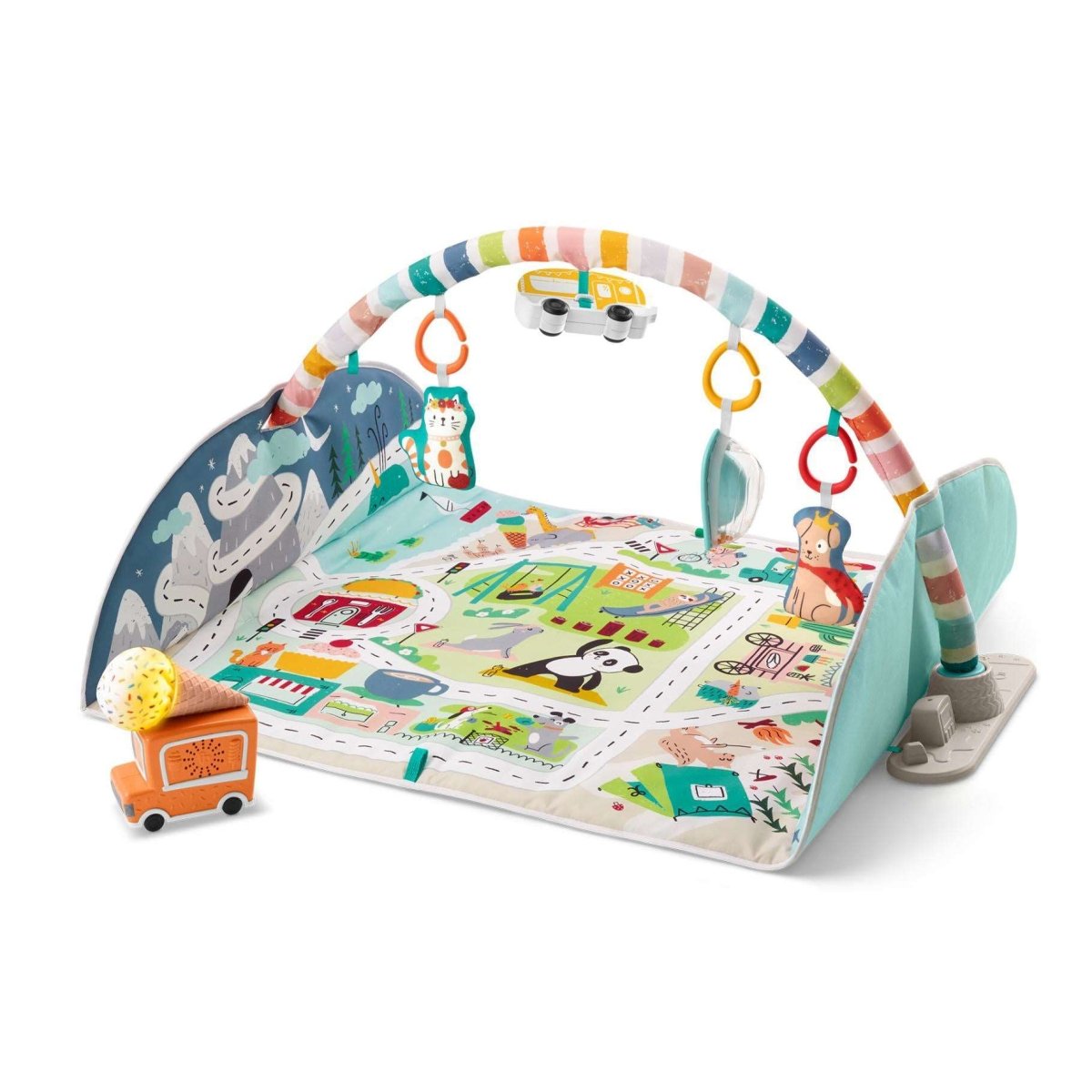 Fisher-Price - Activity City Gym to Jumbo Play Mat.