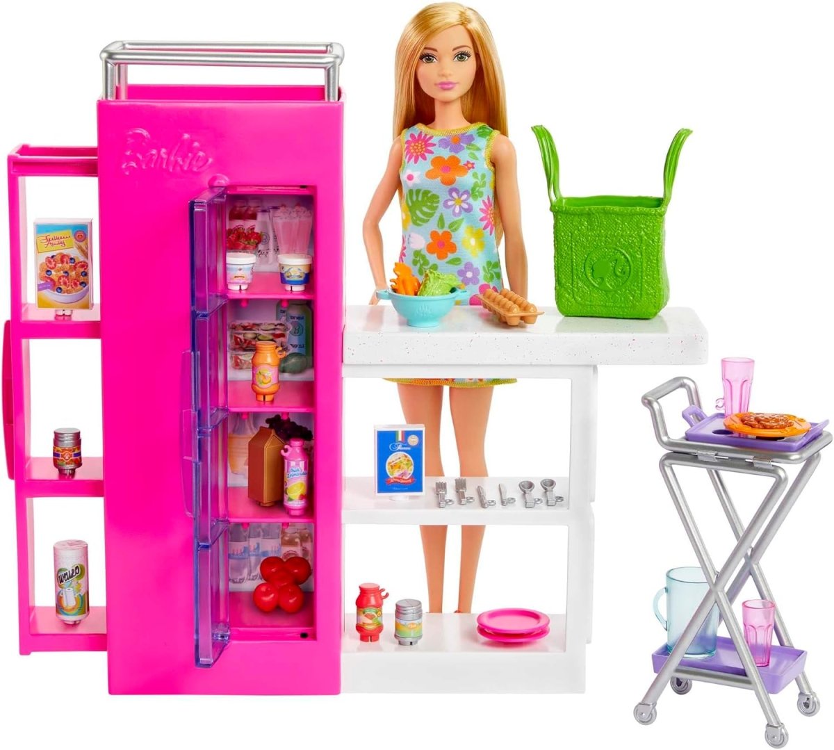 Barbie - Vorratskammer Spielset mit Puppe