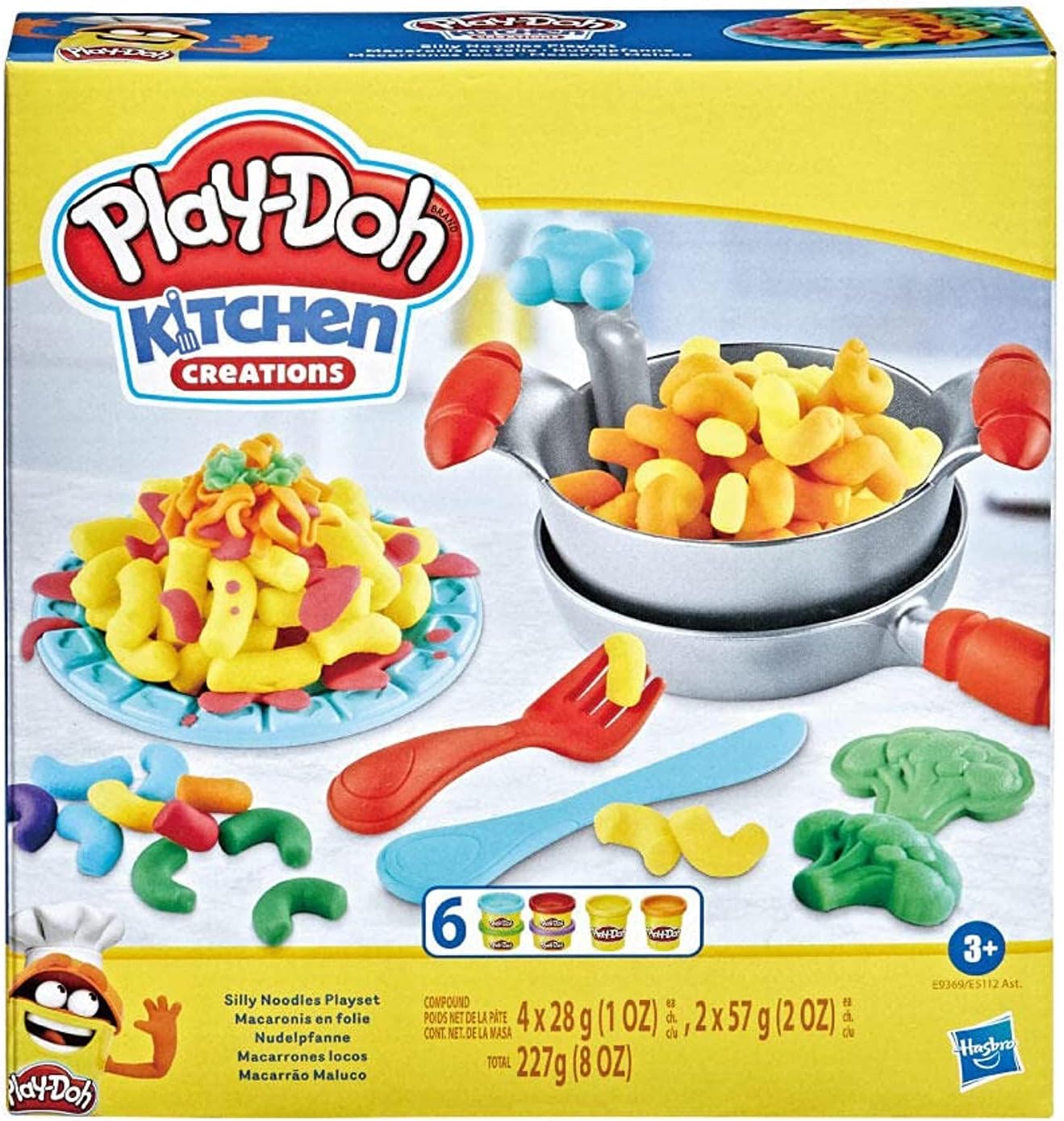 Play-Doh Küchenwerkstatt Lustige Nudelspielknete Set