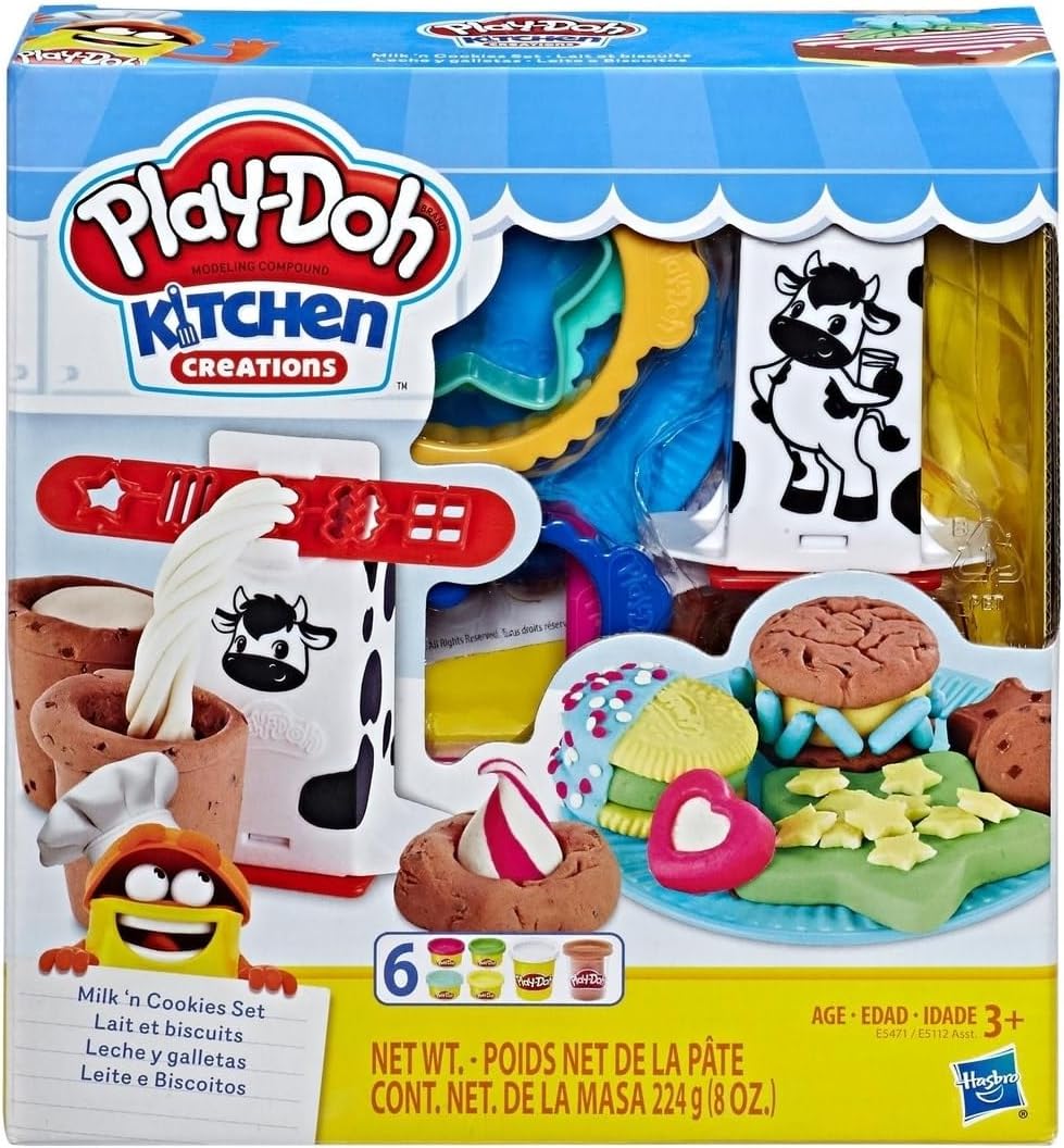 Play-Doh Küchenwerkstatt Milch & Plätzchen Set