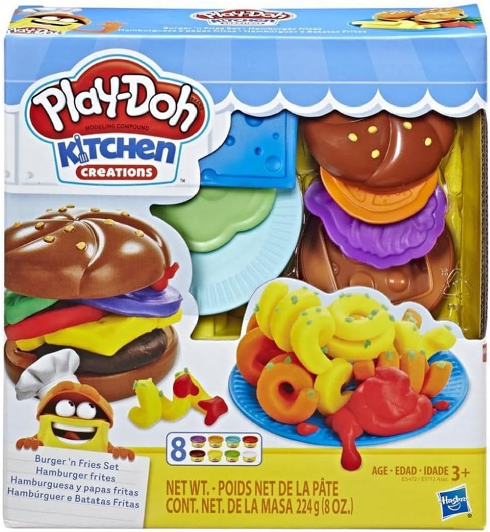 Play-Doh Küchenwerkstatt Hamburger & Pommes Spielset