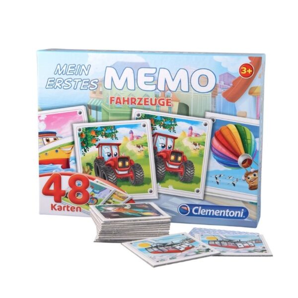 Clementoni - Mein Erstes Memo  Fahrzeuge