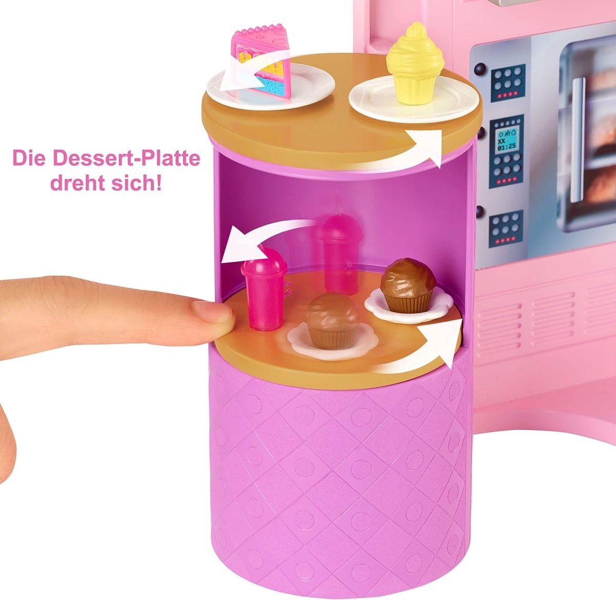 Mattel - Barbie - Restaurant inkl. Puppe, blond, Barbie Bistro mit Zubehör