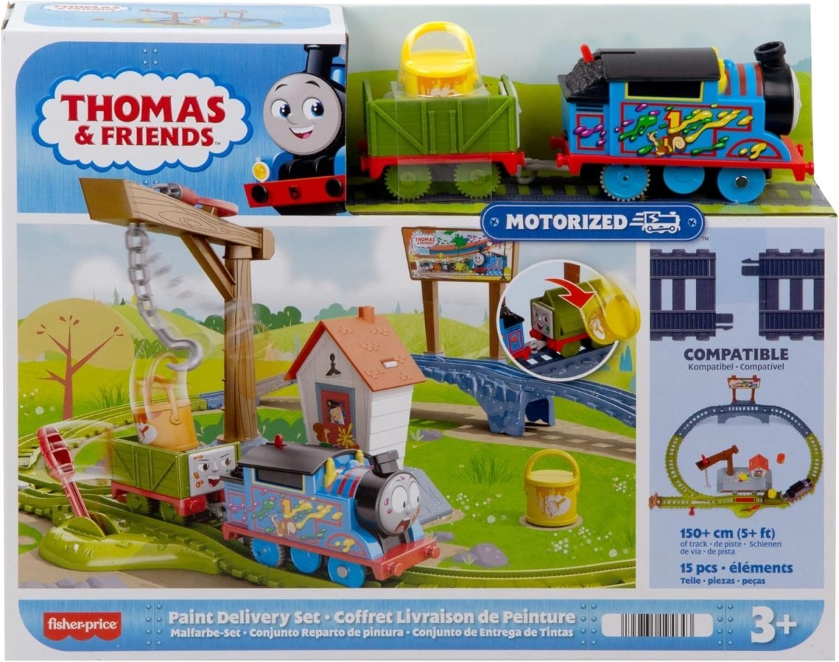 Fisher Price – Thomas und seine Freunde – Batteriebetriebenes Malfarbe-Zugset