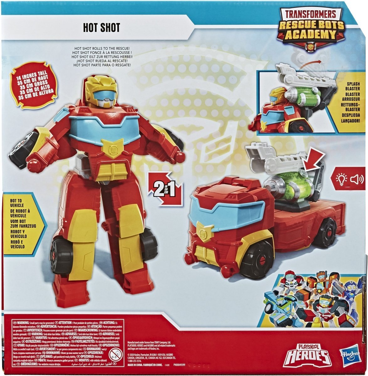 Hasbro - Playskool Heroes Transformers Rescue Bots Academy Rescue Power Hot Shot