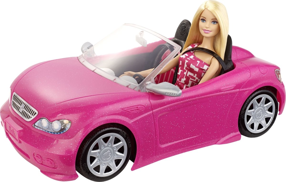 Mattel - Barbie Glam Cabrio mit Puppe
