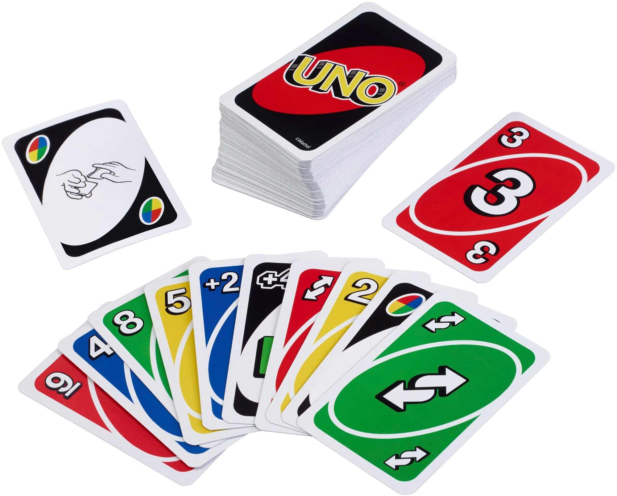 Mattel Games - Kartenspiel-Klassiker in Metalldose: UNO, Phase 10, Pic Flip