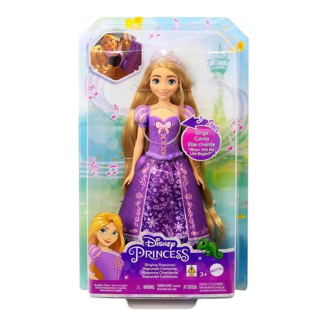 Disney Prinzessin – Singende Rapunzel Puppe (Englisch)
