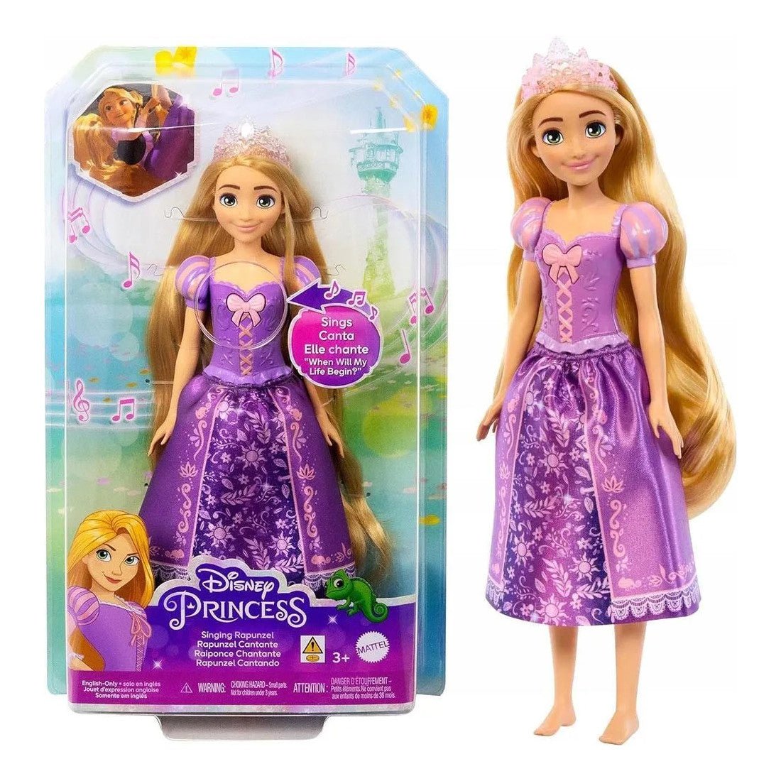 Disney Prinzessin – Singende Rapunzel Puppe (Englisch)