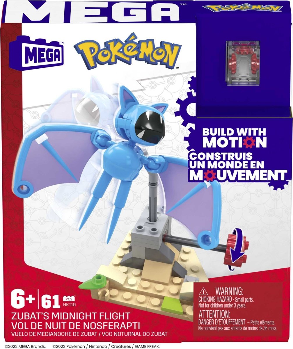 Mega Bloks - Pokémon Zubats Mitternachtsflug
