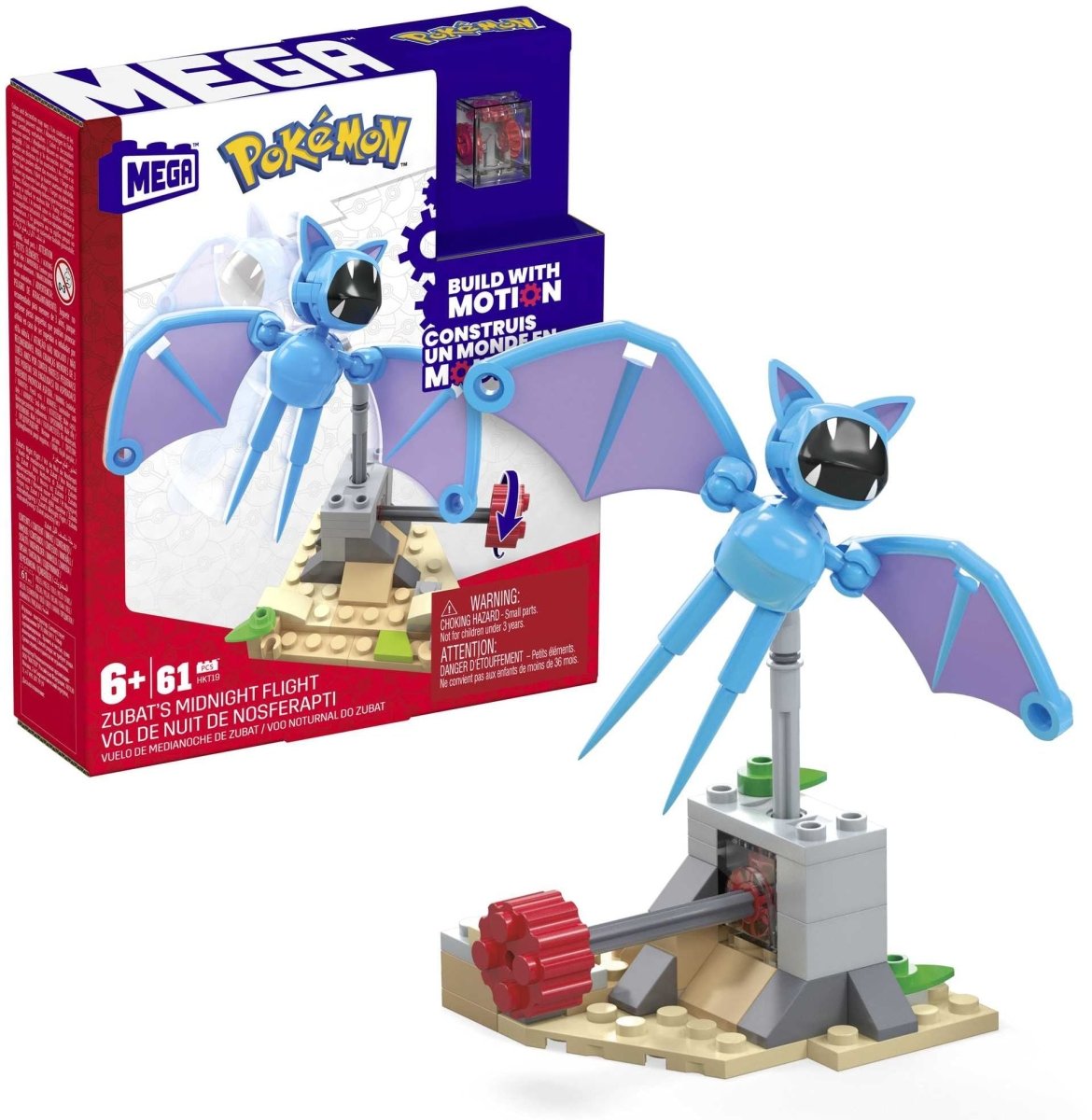 Mega Bloks - Pokémon Zubats Mitternachtsflug