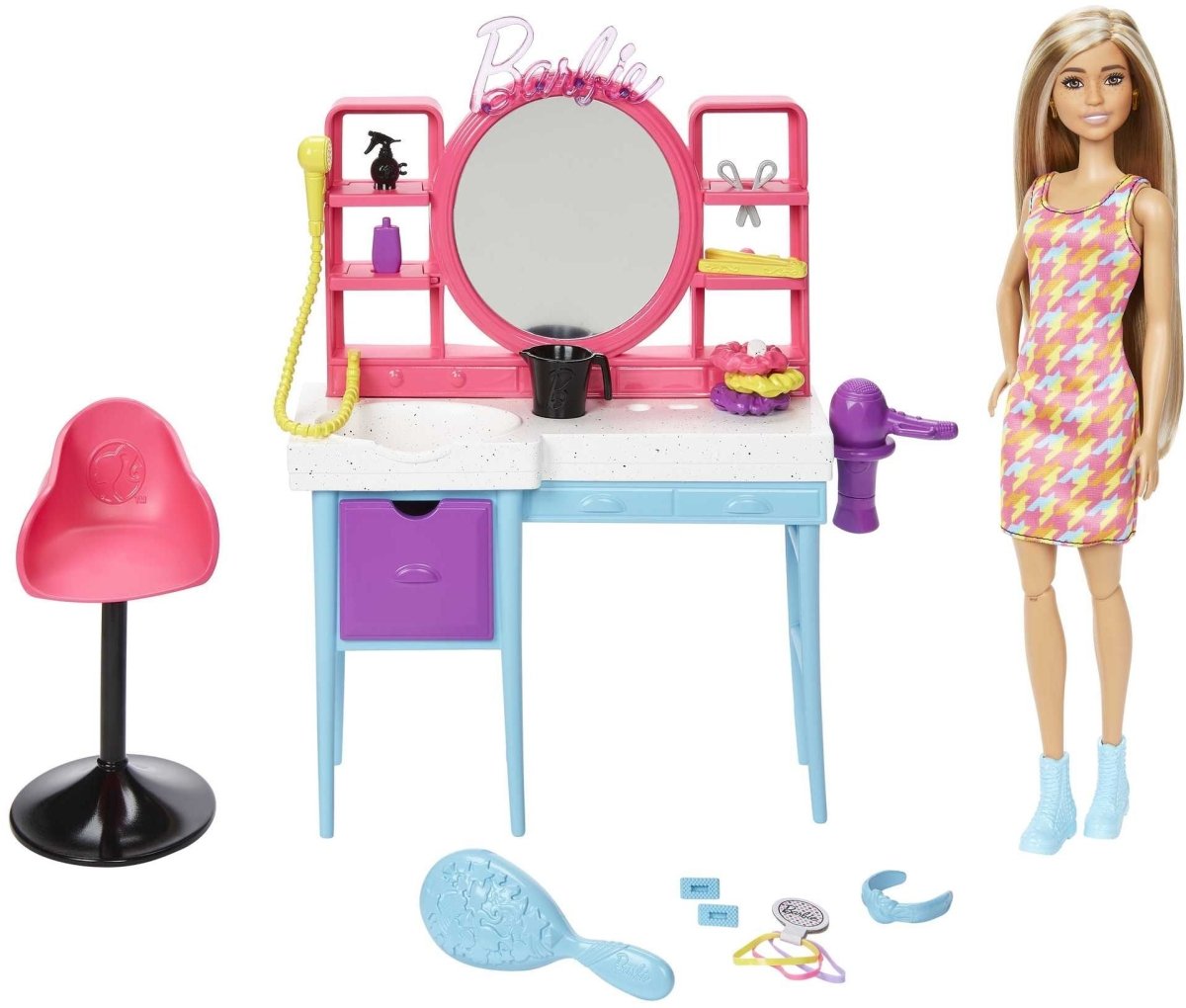 Barbie Totally Hair Friseursalon Spielset