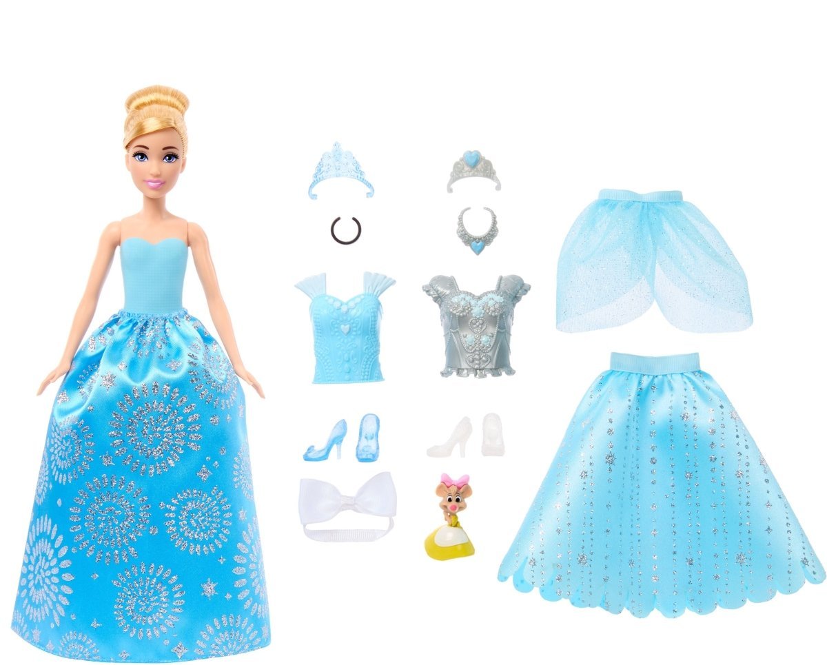 Mattel Disney Prinzessin, Cinderella-Puppe Modeset