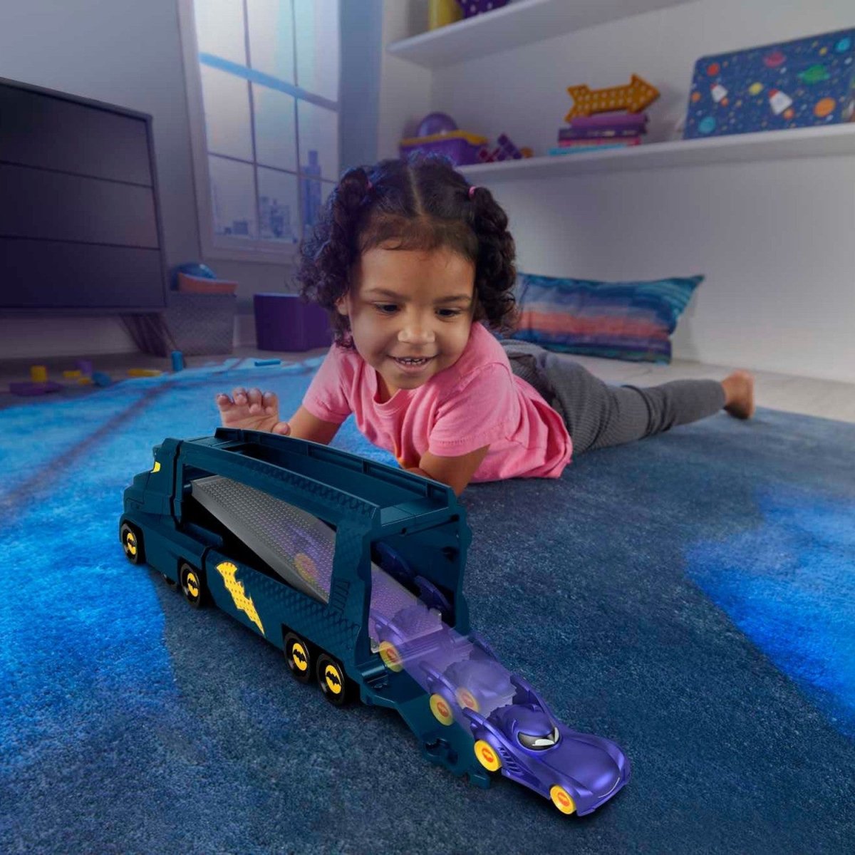 DC Batwheels Transporter – mit Bam das Batmobil
