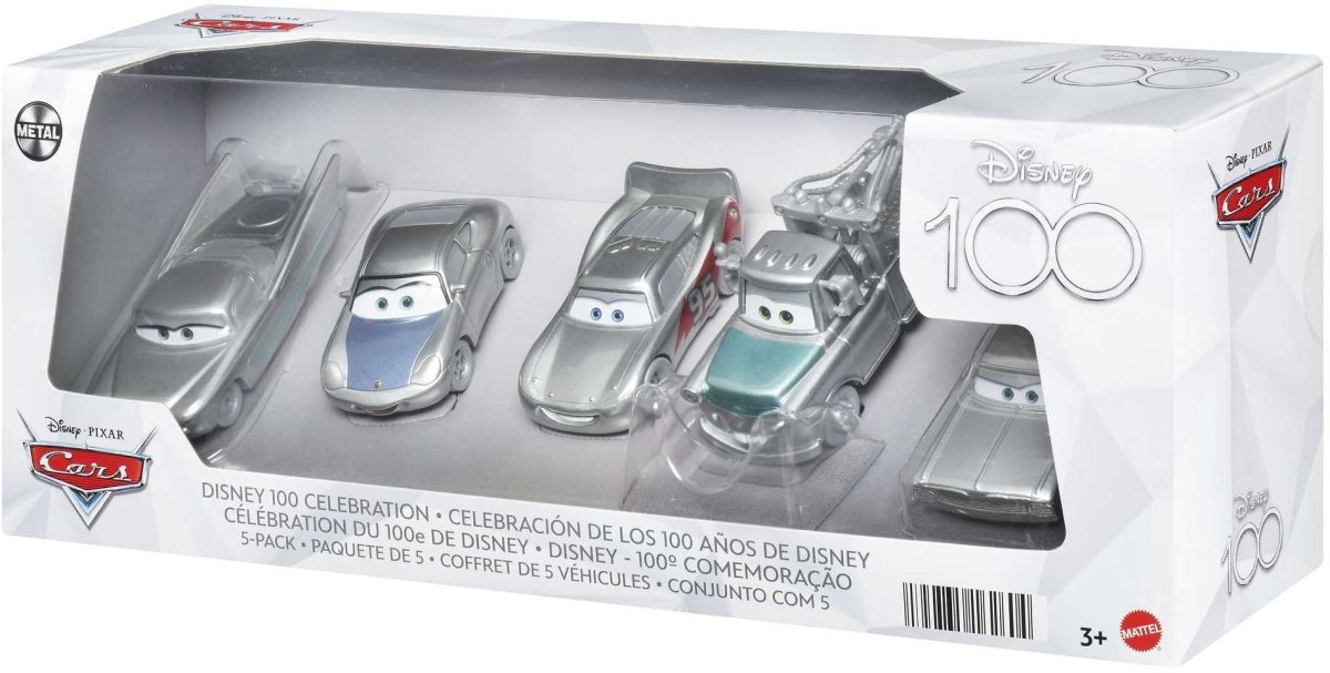 Mattel - Disney Pixar Cars Disney 100 Feier 5er Pack