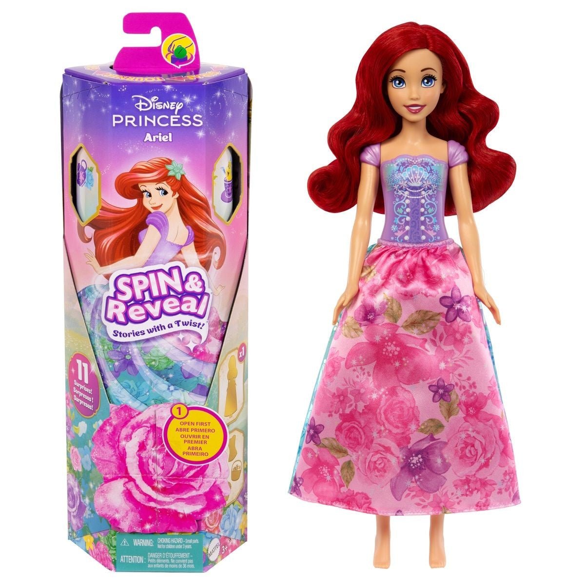 Disney Prinzessin Arielle – Spin & Reveal Puppe