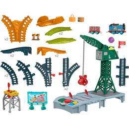 Thomas & Freunde Cranky Set mit Sound & 4,4 m Strecke