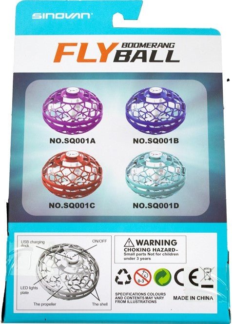 Toy Heroes - Flyball Boomerang Ball - Hellblau - Outdoor