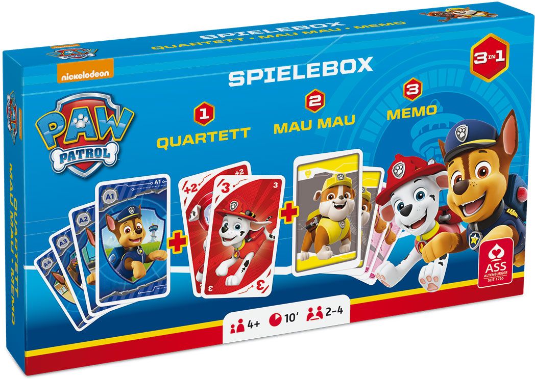 Spielkarten - Paw Patrol - Spielebox.
