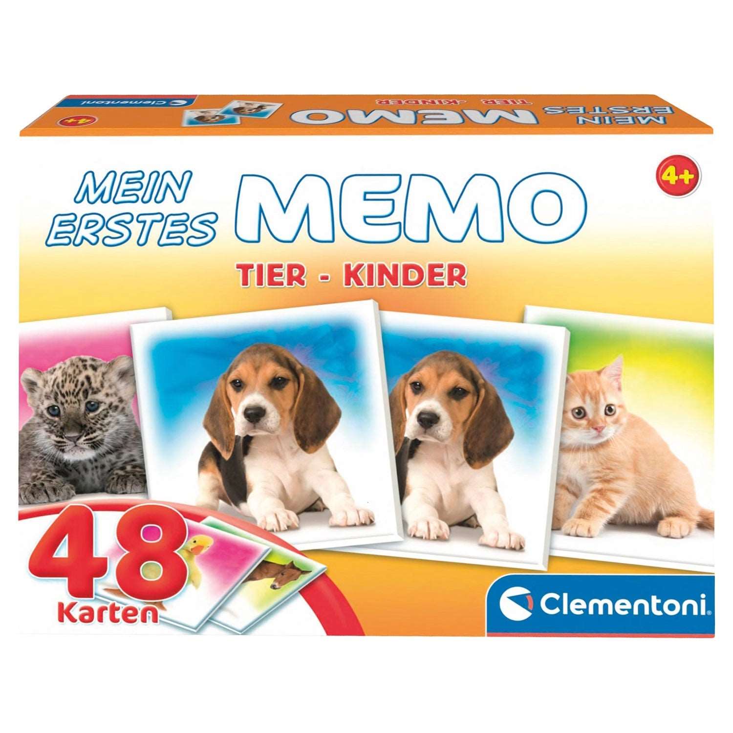 Clementoni - Mein Erstes Memo Tier-Kinder - Memory