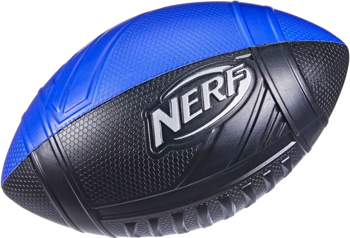 Hasbro - Nerf Pro Grip Football Blau/Schwarz.
