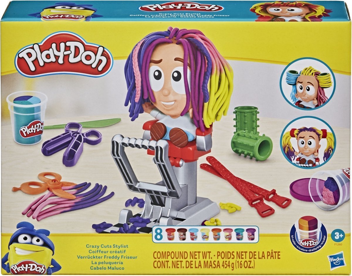 Play-Doh Freddy Friseur – Bunte Haarstyling-Action