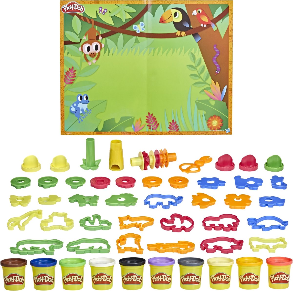 Hasbro - Play-Doh - Tierabenteuer-Set
