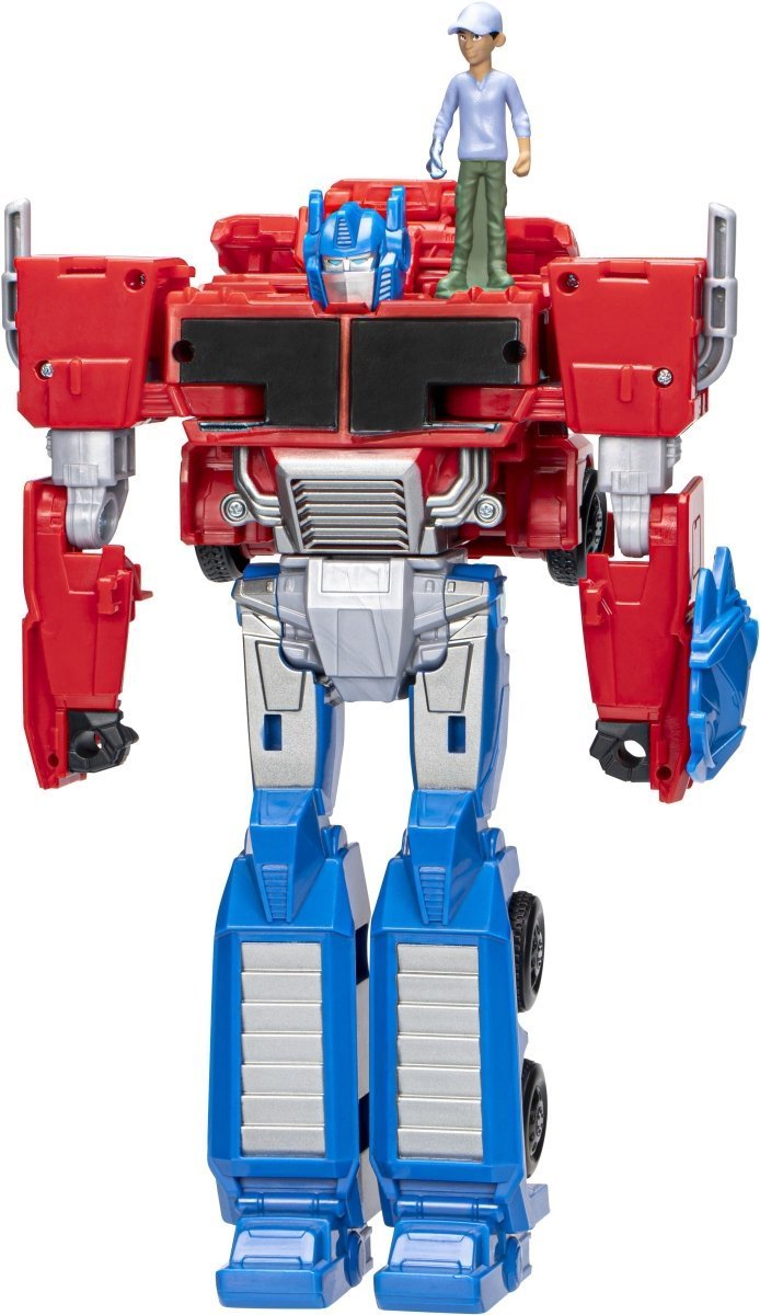 Hasbro - Transformers - EarthSpark Spin Changer Optimus Prime und Robby Malto Figur