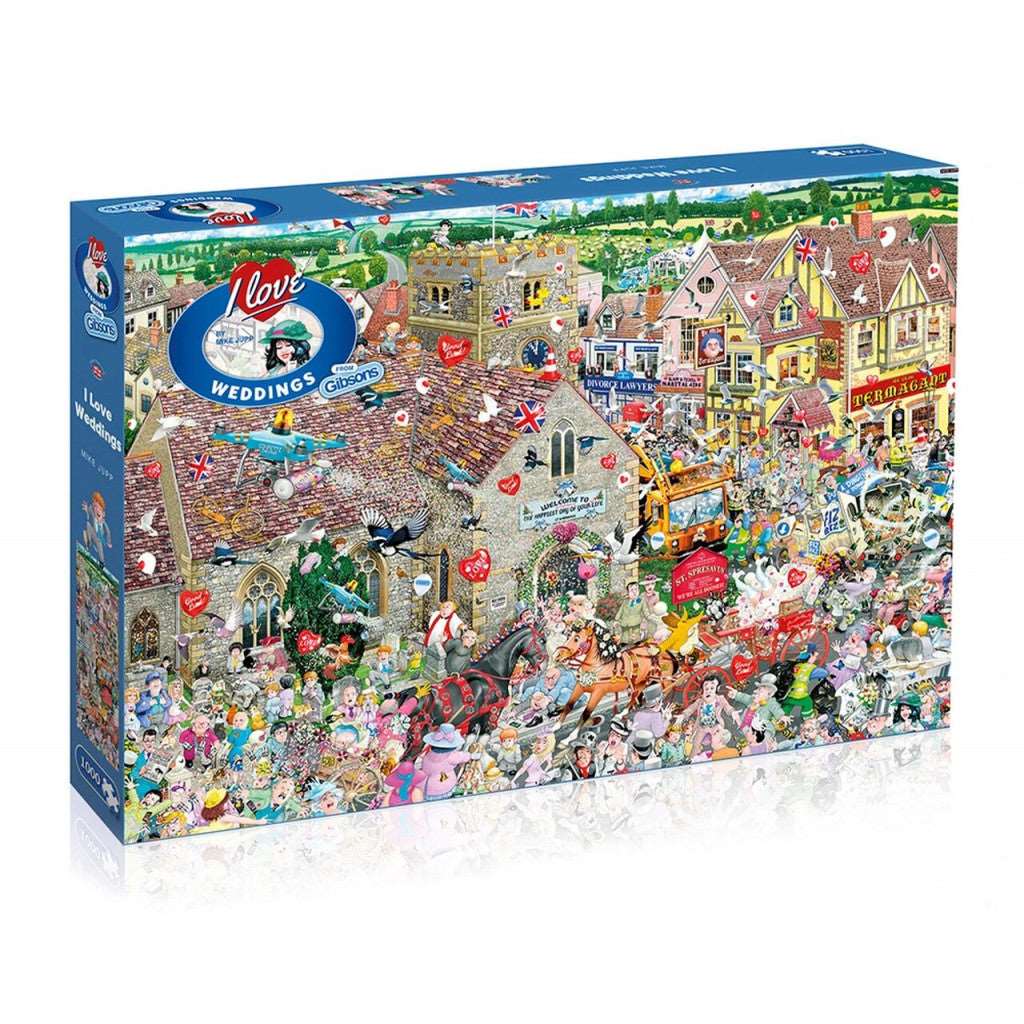 Gibsons - I Love Weddings Puzzle 1000 Teile.