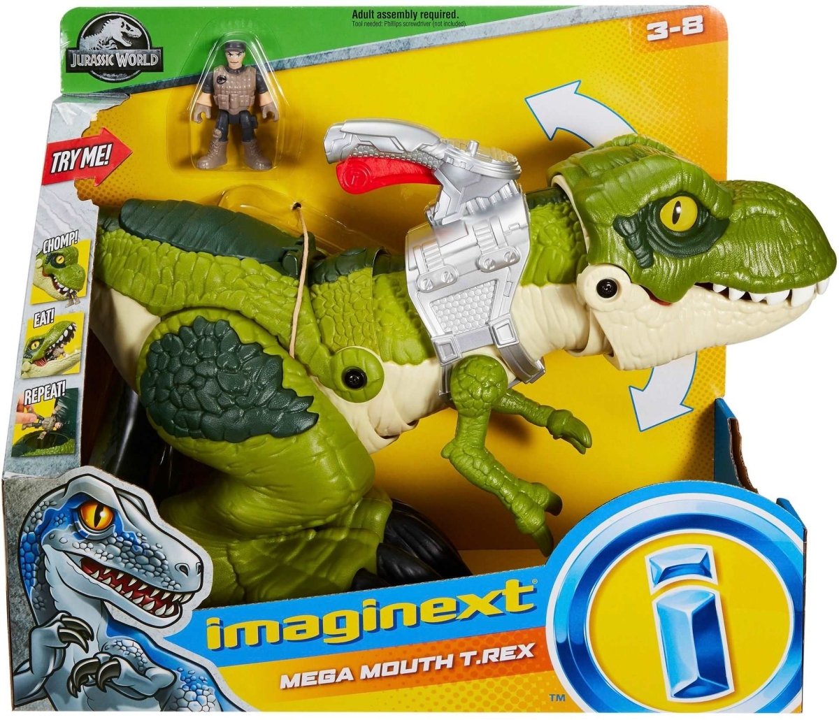 Fisher-Price - Imaginext Jurassic World Hungriger T-Rex.