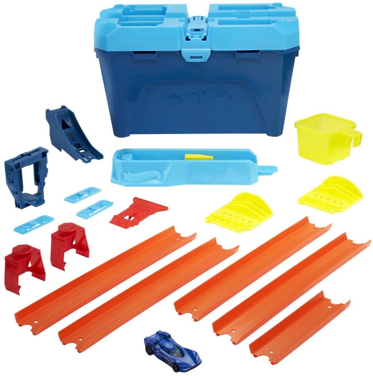 Mattel - Hot Wheels Track Builder Unlimited Mega Crash Stunt Box - Spielzeugautos