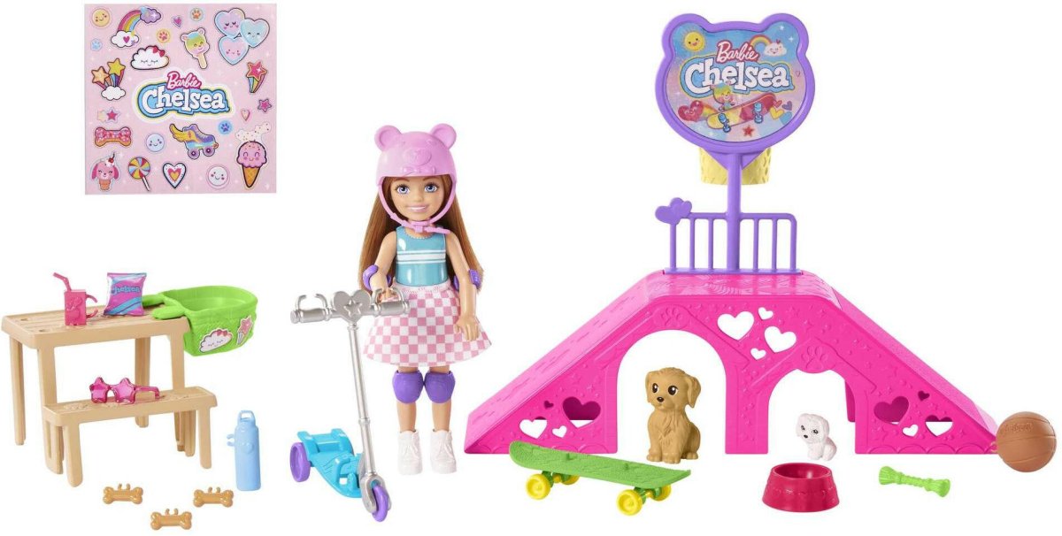 Mattel - Barbie Chelsea Skatepark.
