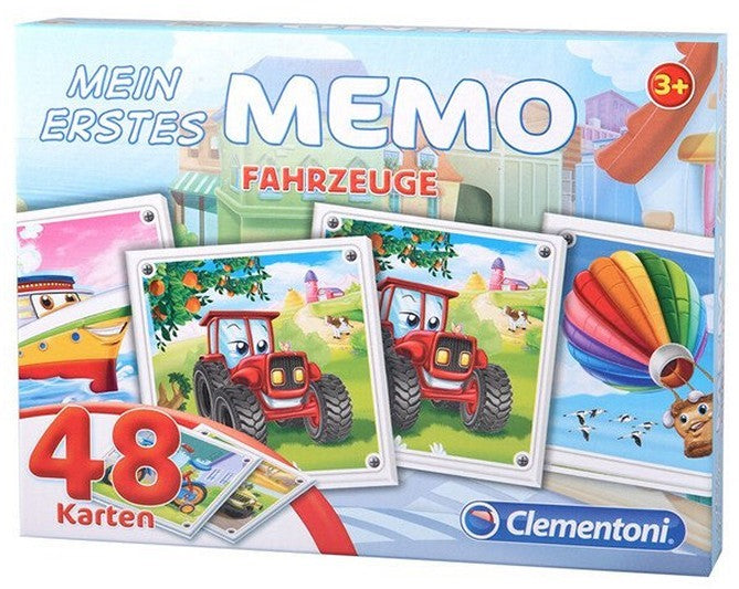 Clementoni - Mein Erstes Memo  Fahrzeuge
