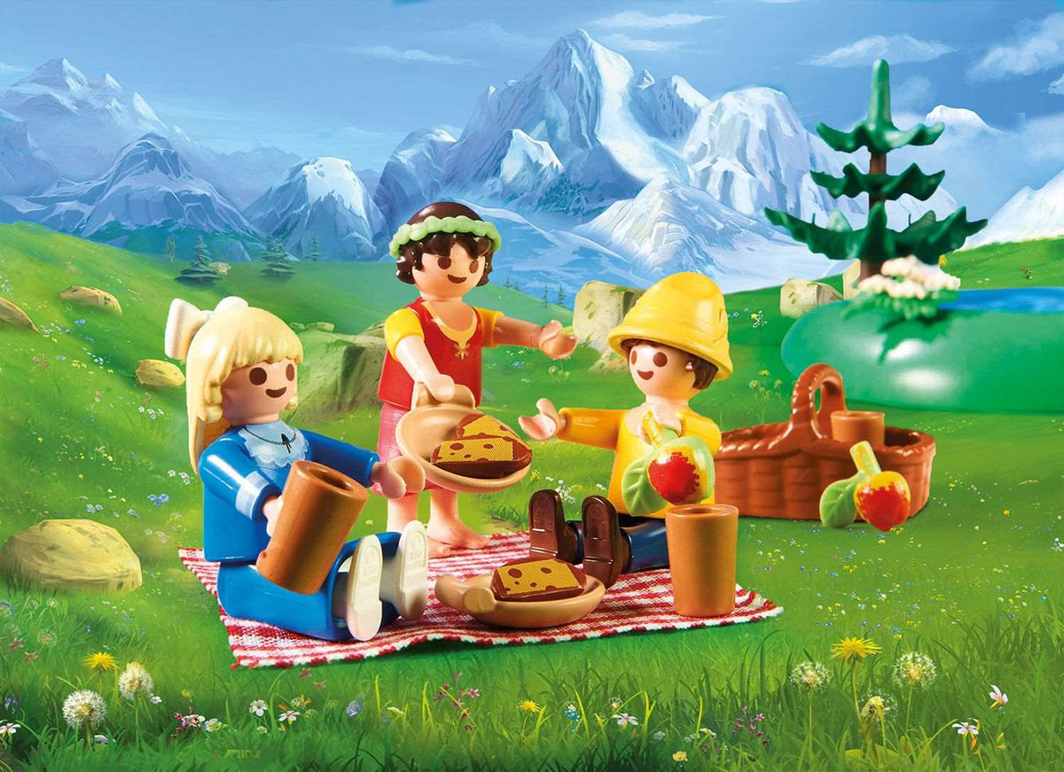 PLAYMOBIL 70254 - Heidi - Am Kristallsee mit Heidi, Peter und Clara