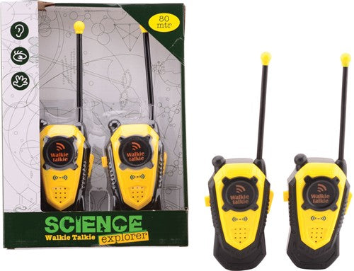 Science Explorer Walkie-Talkie +/- 80 Meter