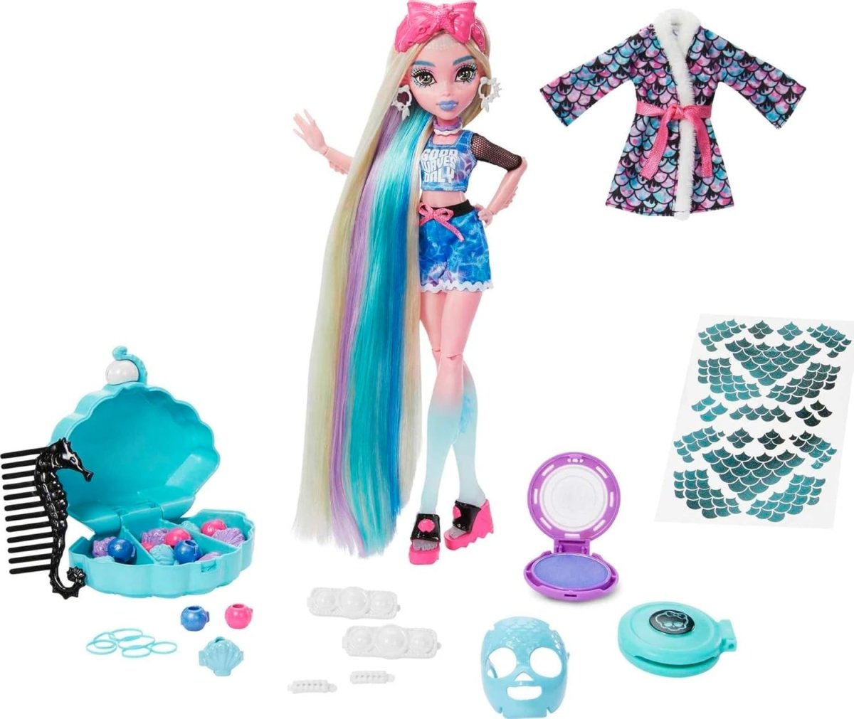 Monster High Lagoona Spa Day – Styling-Puppe mit Zubehör