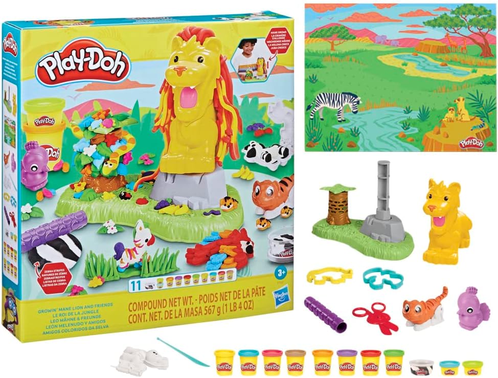 Play-Doh Leo Mähne & Freunde Spielset