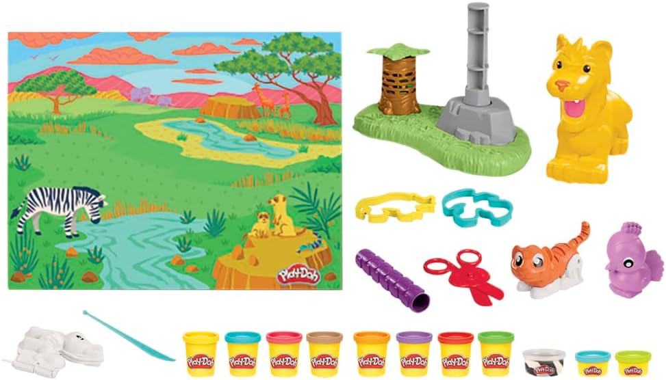 Play-Doh Leo Mähne & Freunde Spielset