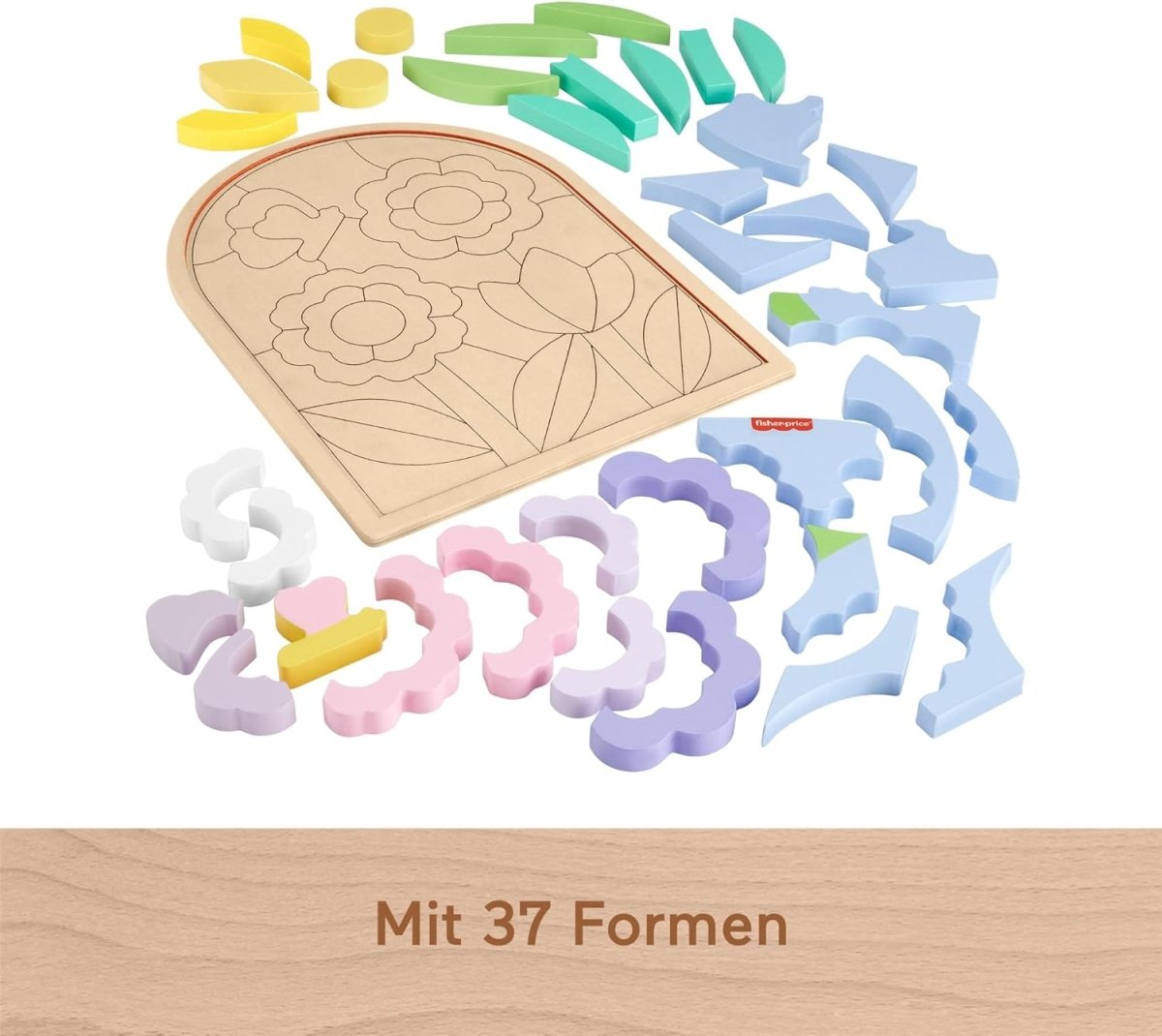 Fisher-Price - Blumengarten Holz-Puzzle