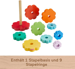 Fisher-Price - Buntes Holz-Ringstapelset