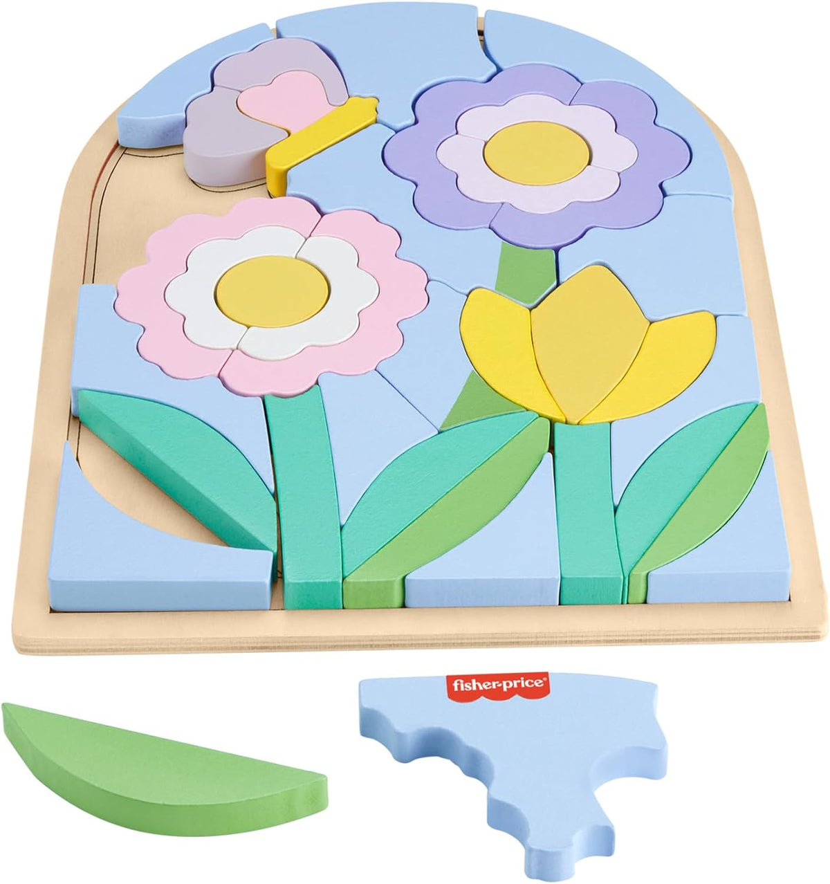 Fisher-Price - Blumengarten Holz-Puzzle