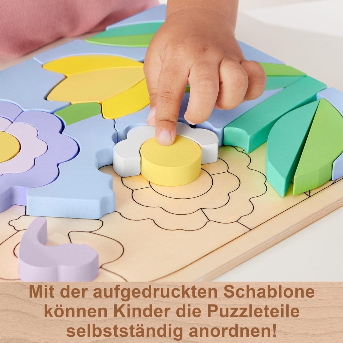 Fisher-Price - Blumengarten Holz-Puzzle