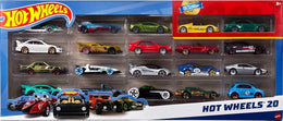 Hot Wheels – 20er Geschenkset, Spielzeugautos für Autorennbahn