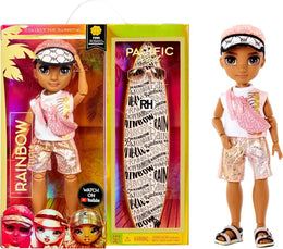 MGA - Rainbow High - Pacific Coast Fashion Doll - Finn Rosado
