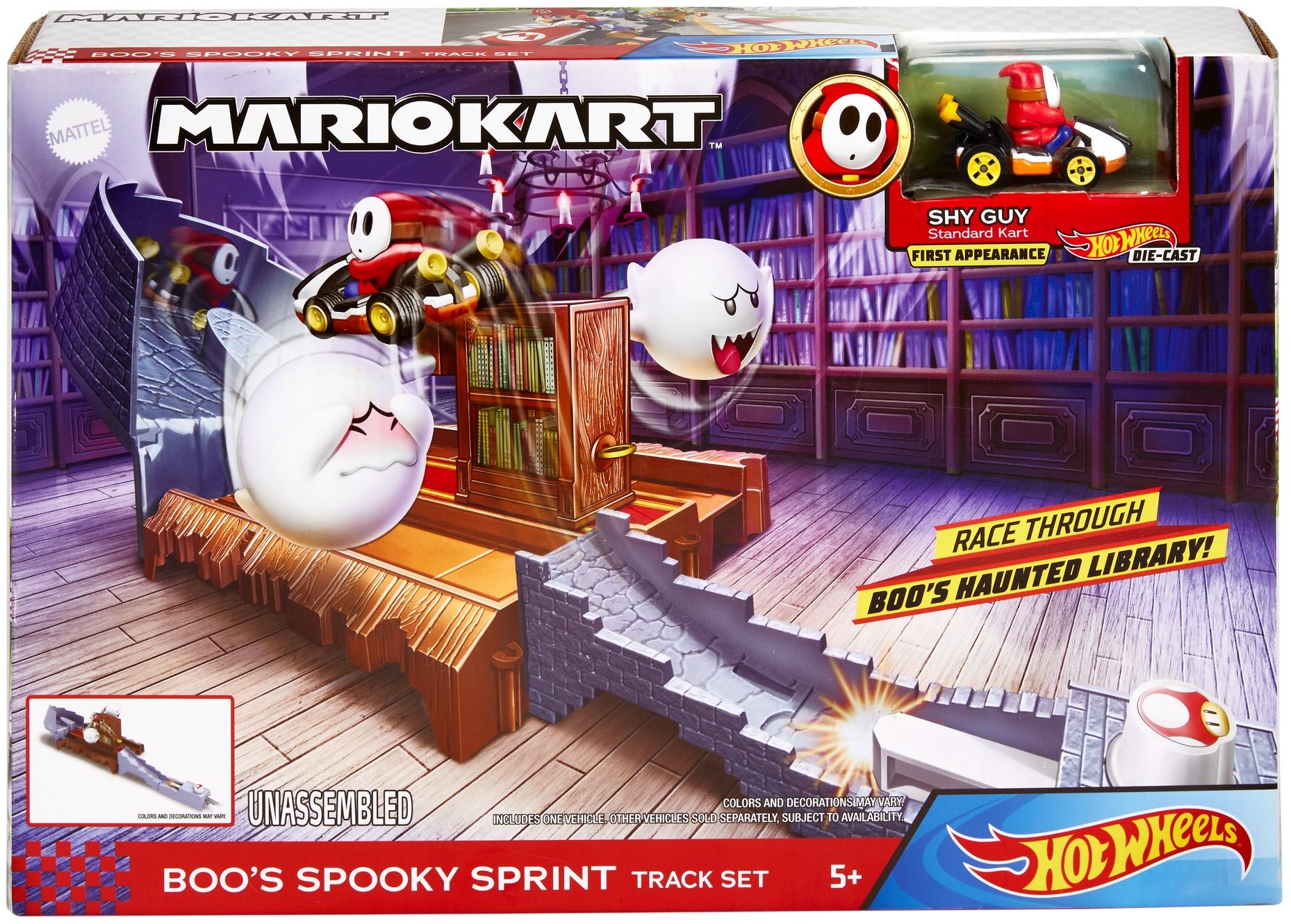 Mattel - Hot Wheels Mario Kart Buu Huus Grusel-Trackset