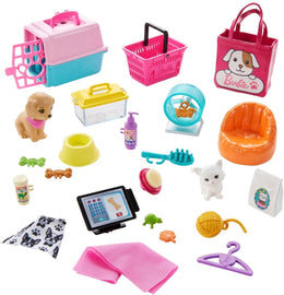 Barbie Haustier-Salon Spielset mit Puppe