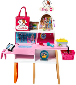 Barbie Haustier-Salon Spielset mit Puppe