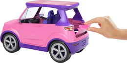 Mattel - Barbie - Bühne Frei für große Träume - SUV Auto inkl. Bühne und Zubehör